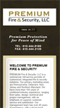 Mobile Screenshot of premiumfiresecurity.com